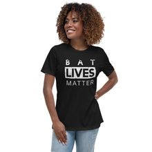 Load image into Gallery viewer, Bat Lives Matter - Women's Relaxed T-Shirt - Keen Eye Design