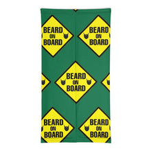 Load image into Gallery viewer, Beard On Board (V1) - Neck Gaiter (dark green) - Keen Eye Design