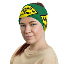 Load image into Gallery viewer, Beard On Board (V1) - Neck Gaiter (dark green) - Keen Eye Design