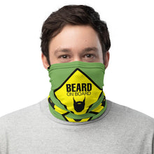 Load image into Gallery viewer, Beard On Board (V2) - Neck Gaiter (green) - Keen Eye Design