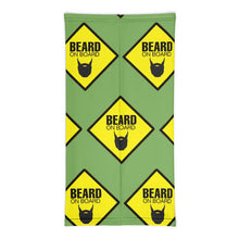 Load image into Gallery viewer, Beard On Board (V2) - Neck Gaiter (green) - Keen Eye Design