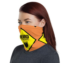 Load image into Gallery viewer, Beard On Board (V2) - Neck Gaiter (orange) - Keen Eye Design