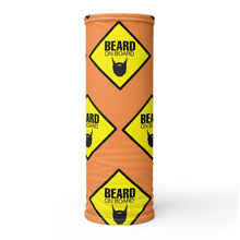 Load image into Gallery viewer, Beard On Board (V2) - Neck Gaiter (orange) - Keen Eye Design