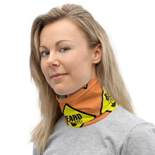 Load image into Gallery viewer, Beard On Board (V2) - Neck Gaiter (orange) - Keen Eye Design