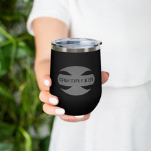 Load image into Gallery viewer, CRUSTYFLICKER Dogtag - 12oz Insulated Wine Tumbler - Keen Eye Design