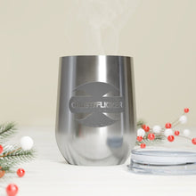 Load image into Gallery viewer, CRUSTYFLICKER Dogtag - 12oz Insulated Wine Tumbler - Keen Eye Design