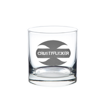 Load image into Gallery viewer, CRUSTYFLICKER Dogtag - 8oz / 11oz Wine Glass Beer Glass - Keen Eye Design