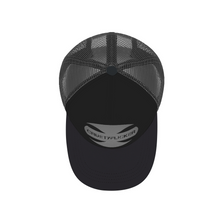 Load image into Gallery viewer, CRUSTYFLICKER Dogtag - Adult Baseball Trucker Hat (Black) : Classic Athletic Adjustable Mesh Baseball Cap for men & women - Keen Eye Design