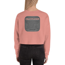 Load image into Gallery viewer, CRUSTYFLICKER Dogtag - Crop Sweatshirt - Keen Eye Design