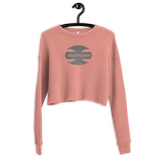 Load image into Gallery viewer, CRUSTYFLICKER Dogtag - Crop Sweatshirt - Keen Eye Design