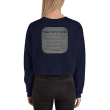 Load image into Gallery viewer, CRUSTYFLICKER Dogtag - Crop Sweatshirt - Keen Eye Design
