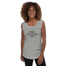 Load image into Gallery viewer, CRUSTYFLICKER Dogtag - Ladies' Cap Sleeve T-Shirt - Keen Eye Design