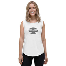 Load image into Gallery viewer, CRUSTYFLICKER Dogtag - Ladies' Cap Sleeve T-Shirt - Keen Eye Design