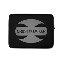 Load image into Gallery viewer, CRUSTYFLICKER Dogtag - Laptop Sleeve - Keen Eye Design