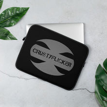 Load image into Gallery viewer, CRUSTYFLICKER Dogtag - Laptop Sleeve - Keen Eye Design