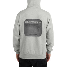Load image into Gallery viewer, CRUSTYFLICKER Dogtag - Men's Champion Hoodie - Keen Eye Design