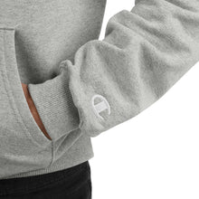 Load image into Gallery viewer, CRUSTYFLICKER Dogtag - Men's Champion Hoodie - Keen Eye Design
