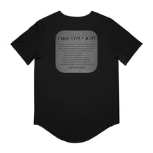 Load image into Gallery viewer, CRUSTYFLICKER Dogtag - Men's Premium Jersey Curved Hem Tee - Keen Eye Design