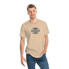 Load image into Gallery viewer, CRUSTYFLICKER Dogtag - Men's Premium Jersey Curved Hem Tee - Keen Eye Design