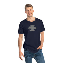 Load image into Gallery viewer, CRUSTYFLICKER Dogtag - Men's Premium Jersey Curved Hem Tee - Keen Eye Design