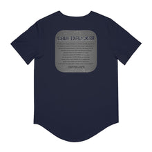 Load image into Gallery viewer, CRUSTYFLICKER Dogtag - Men's Premium Jersey Curved Hem Tee - Keen Eye Design