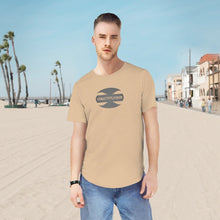 Load image into Gallery viewer, CRUSTYFLICKER Dogtag - Men's Premium Jersey Curved Hem Tee - Keen Eye Design