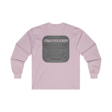 Load image into Gallery viewer, CRUSTYFLICKER Dogtag - Premium Ultra Cotton Long Sleeve Tee - Keen Eye Design