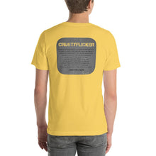 Load image into Gallery viewer, CRUSTYFLICKER Dogtag - Premium Unisex T-Shirt - Keen Eye Design