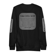 Load image into Gallery viewer, CRUSTYFLICKER Dogtag - Unisex Fleece Pullover (sleeves) - Keen Eye Design