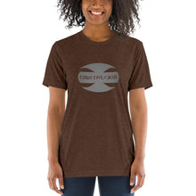 Load image into Gallery viewer, CRUSTYFLICKER Dogtag - Unisex TriBlend T-shirt - Keen Eye Design