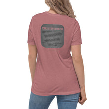 Load image into Gallery viewer, CRUSTYFLICKER Dogtag - Women's Relaxed T-Shirt - Keen Eye Design