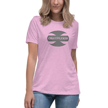 Load image into Gallery viewer, CRUSTYFLICKER Dogtag - Women's Relaxed T-Shirt - Keen Eye Design