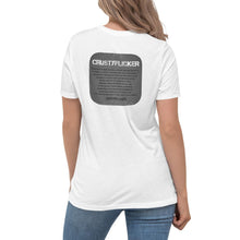 Load image into Gallery viewer, CRUSTYFLICKER Dogtag - Women's Relaxed T-Shirt - Keen Eye Design