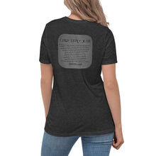 Load image into Gallery viewer, CRUSTYFLICKER Dogtag - Women's Relaxed T-Shirt - Keen Eye Design