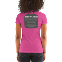 Load image into Gallery viewer, CRUSTYFLICKER 'Greyt'- Women's TriBlend Crew Neck T-shirt - Keen Eye Design