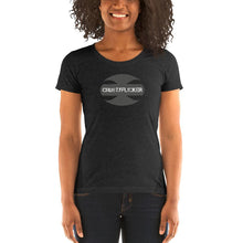Load image into Gallery viewer, CRUSTYFLICKER 'Greyt'- Women's TriBlend Crew Neck T-shirt - Keen Eye Design