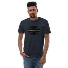 Load image into Gallery viewer, CRUSTYFLICKER - Men's Fitted T-shirt - Keen Eye Design