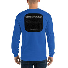 Load image into Gallery viewer, CRUSTYFLICKER - Men’s Long Sleeve Shirt - Keen Eye Design