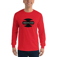 Load image into Gallery viewer, CRUSTYFLICKER - Men’s Long Sleeve Shirt - Keen Eye Design