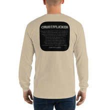 Load image into Gallery viewer, CRUSTYFLICKER - Men’s Long Sleeve Shirt - Keen Eye Design
