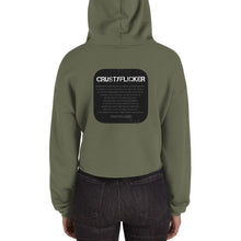 Load image into Gallery viewer, CRUSTYFLICKER Mojo - Crop Hoodie - Keen Eye Design
