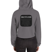 Load image into Gallery viewer, CRUSTYFLICKER Mojo - Crop Hoodie - Keen Eye Design