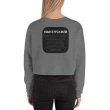 Load image into Gallery viewer, CRUSTYFLICKER Mojo - Crop Sweatshirt - Keen Eye Design