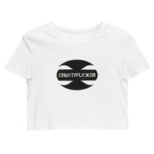 Load image into Gallery viewer, CRUSTYFLICKER Mojo - Organic Crop Top - Keen Eye Design