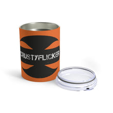 Load image into Gallery viewer, CRUSTYFLICKER Mojo - Tumbler 10oz (Orange) - Keen Eye Design