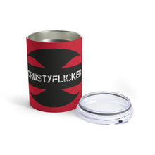 Load image into Gallery viewer, CRUSTYFLICKER Mojo - Tumbler 10oz (Red) - Keen Eye Design
