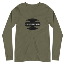 Load image into Gallery viewer, CRUSTYFLICKER Mojo - Unisex Long Sleeve Tee - Keen Eye Design