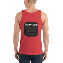 Load image into Gallery viewer, CRUSTYFLICKER Mojo - Unisex Tank Top - Keen Eye Design