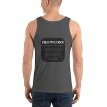 Load image into Gallery viewer, CRUSTYFLICKER Mojo - Unisex Tank Top - Keen Eye Design