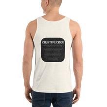 Load image into Gallery viewer, CRUSTYFLICKER Mojo - Unisex Tank Top - Keen Eye Design